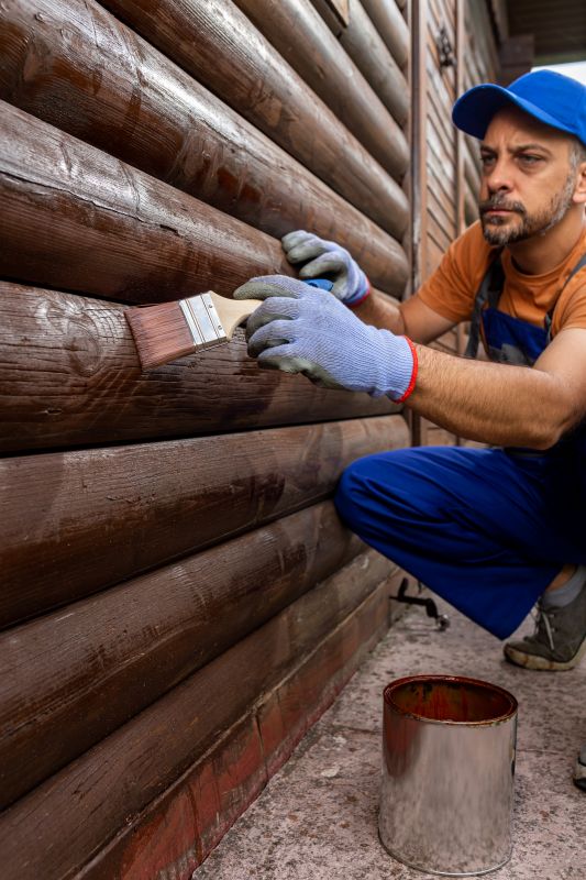Wood Cladding Painting in Longmont, CO