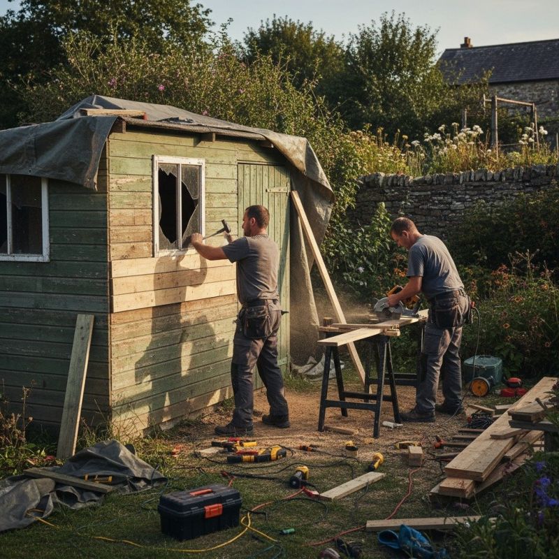 Shed Painting