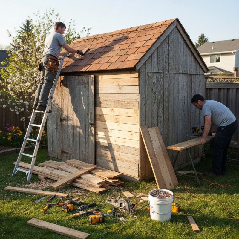 Shed Painting